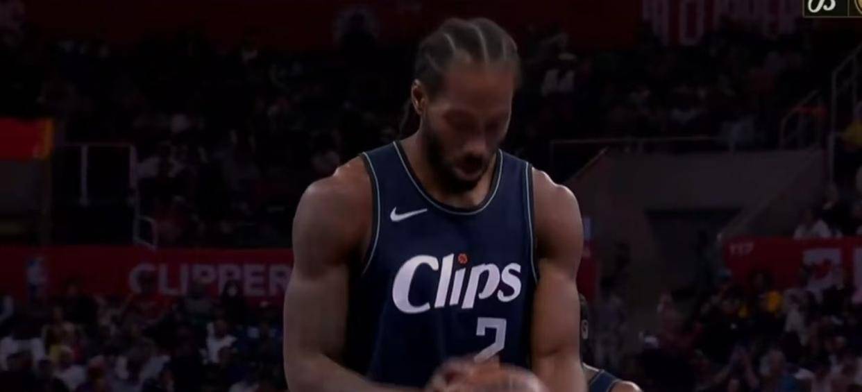 尼克斯对阵勇士，伦纳德彻底打爆防线